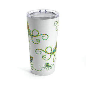 Blue Ringed Octopus Family, 20 oz Steel Tumbler