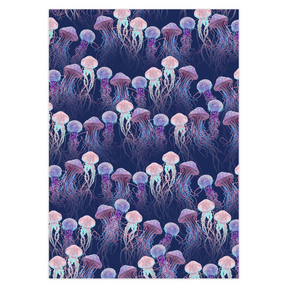 Jellyfish Garland 2 Holiday Cards