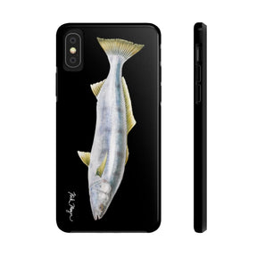 White Sea Bass Phone Case (iPhone) - black